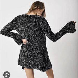 FREE PEOPLE Harley Sequin jacket